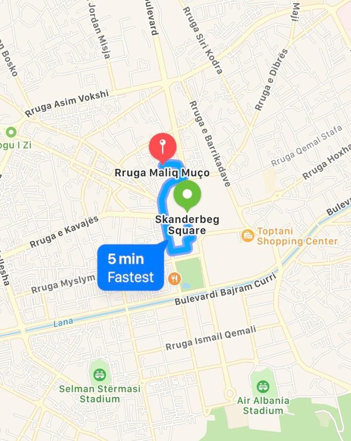טיראנה Center Apartment מראה חיצוני תמונה